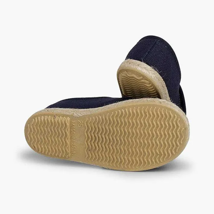 Pisamonas Espadrilles>Linen And Jute Bluchers With Loop Fasteners