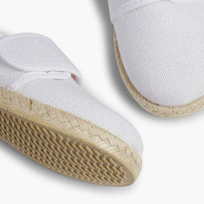 Pisamonas Espadrilles>Linen And Jute Bluchers With Loop Fasteners