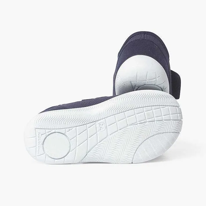 Pisamonas Trainers>Linen And Nobutex Trainers With Hook-And-Loop Fastening