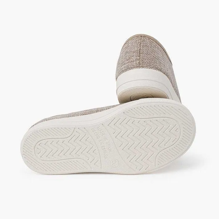 Pisamonas Trainers>Linen Lace-Up Trainers