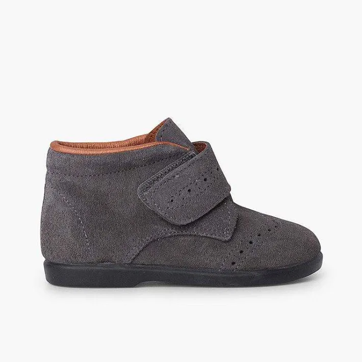 Pisamonas Boots>Little Boys Bootie With Adherent Strap