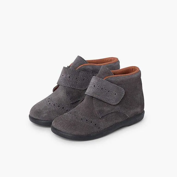 Pisamonas Boots>Little Boys Bootie With Adherent Strap