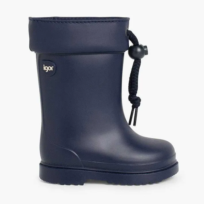 Pisamonas Wellies>Little Children Wellies With Adjustable Top By Igor
