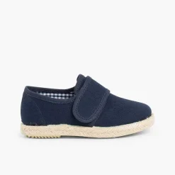 Pisamonas Brogues And Bluchers>Loop Fasteners Blucher Shoes Espadrille Sole