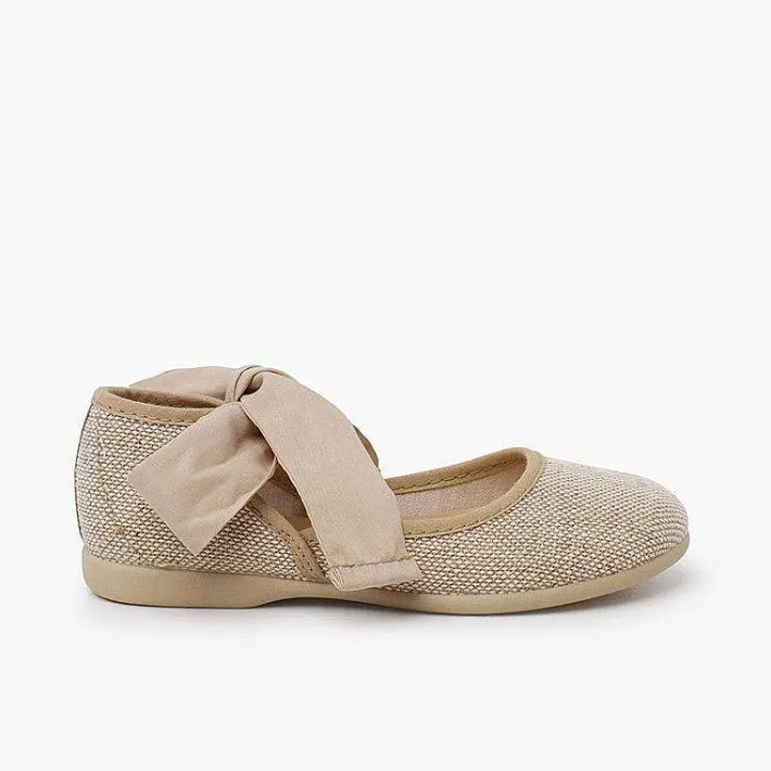 Pisamonas Mary Janes>Low-Cut Mary Janes Wide Bow