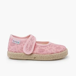 Pisamonas Mary Janes>Mary Janes Espadrille Sole Branches Design