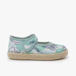 Pisamonas Mary Janes>Mary Janes Espadrille Sole Branches Design