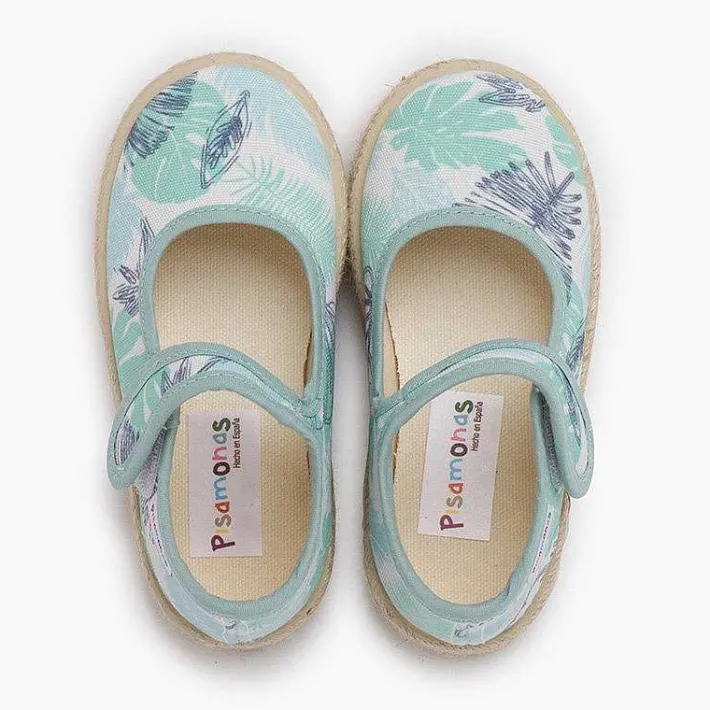 Pisamonas Mary Janes>Mary Janes Espadrille Sole Branches Design