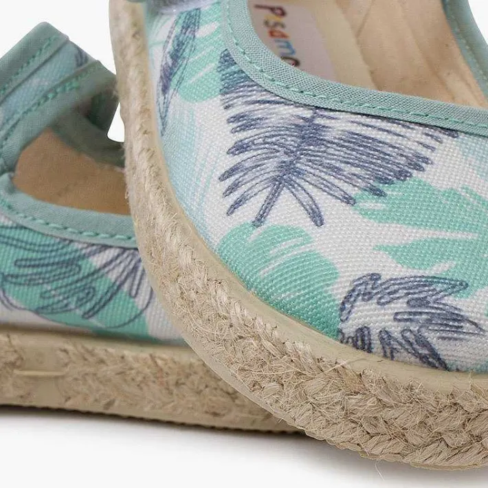 Pisamonas Mary Janes>Mary Janes Espadrille Sole Branches Design