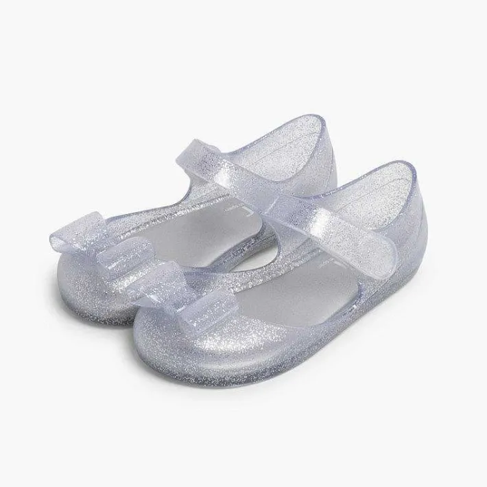 Pisamonas Jelly Sandals And Beachwear>Mary Janes Jelly Sandals Loop Fasteners And Bow Mia