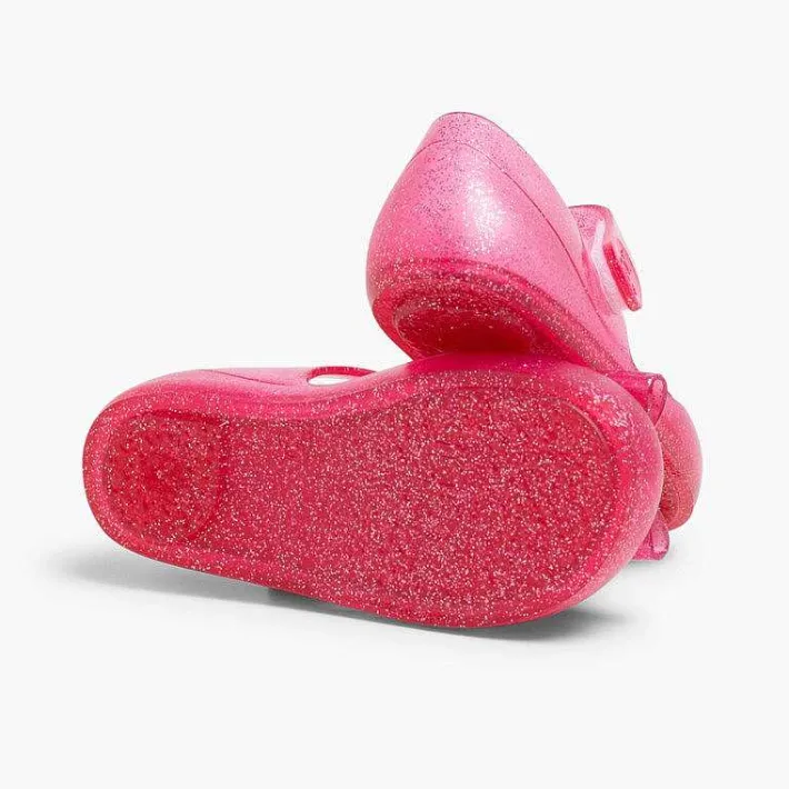 Pisamonas Jelly Sandals And Beachwear>Mary Janes Jelly Sandals Loop Fasteners And Bow Mia