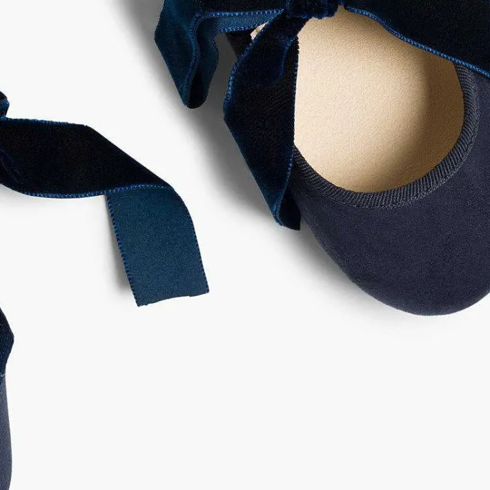 Pisamonas Mary Janes>Mary Janes With A Velvet Bow For Girls