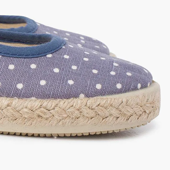 Pisamonas Mary Janes>Mary Janes With Espadrille Sole And Riptape Strap