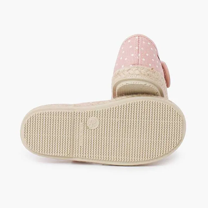 Pisamonas Mary Janes>Mary Janes With Espadrille Sole And Riptape Strap