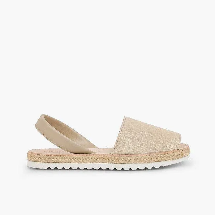 Pisamonas Avarcas Menorcan Sandals>Menorcan Sandals Girls And Women Avarcas Shiny Suede