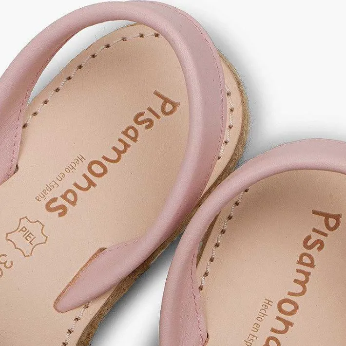 Pisamonas Avarcas Menorcan Sandals>Menorcan Sandals Girls And Women Avarcas Shiny Suede