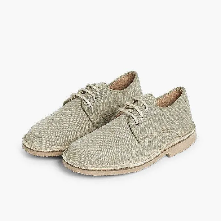 Pisamonas Communion Shoes>Mens & Boys Canvas Blucher Shoes