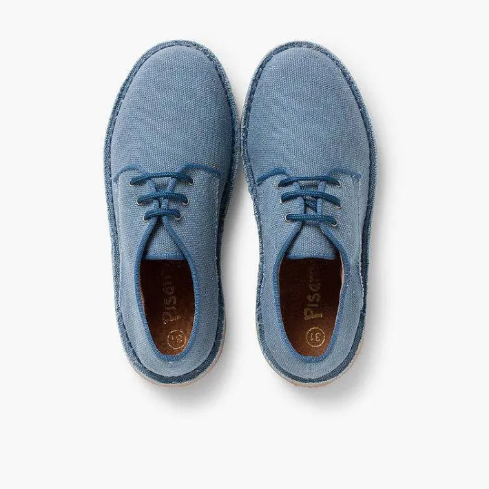 Pisamonas Communion Shoes>Mens & Boys Canvas Blucher Shoes