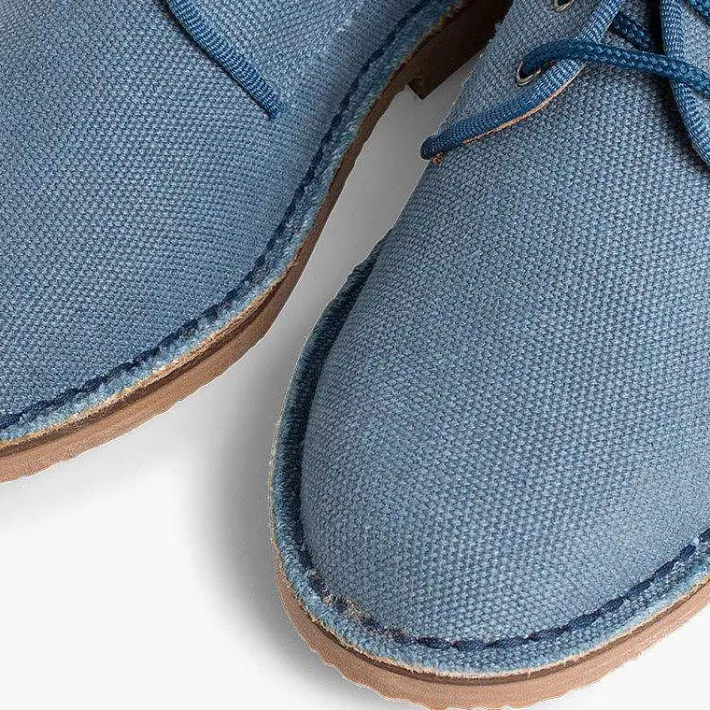 Pisamonas Communion Shoes>Mens & Boys Canvas Blucher Shoes