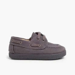 Pisamonas Moccasins And Loafers>Moccasin Boat Shoes Waxed Canvas With Laces