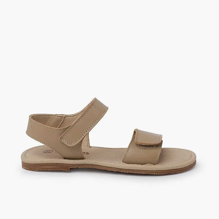 Pisamonas Sandals>Nappa Leather Sandals Adherent Straps