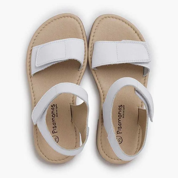 Pisamonas Sandals>Nappa Leather Sandals Adherent Straps