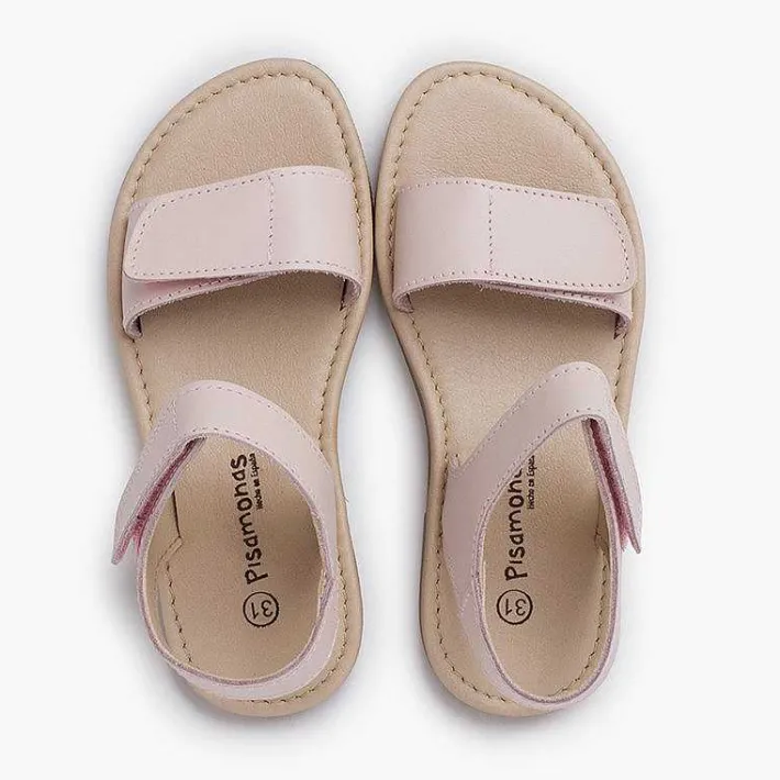 Pisamonas Sandals>Nappa Leather Sandals Adherent Straps