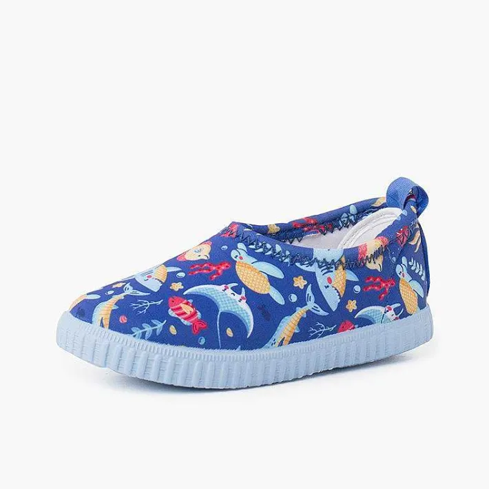 Pisamonas Jelly Sandals And Beachwear>Neoprene Type Closed Trainers With Drawings