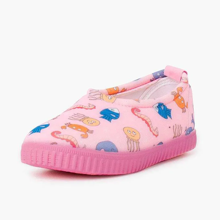 Pisamonas Jelly Sandals And Beachwear>Neoprene Type Closed Trainers With Drawings