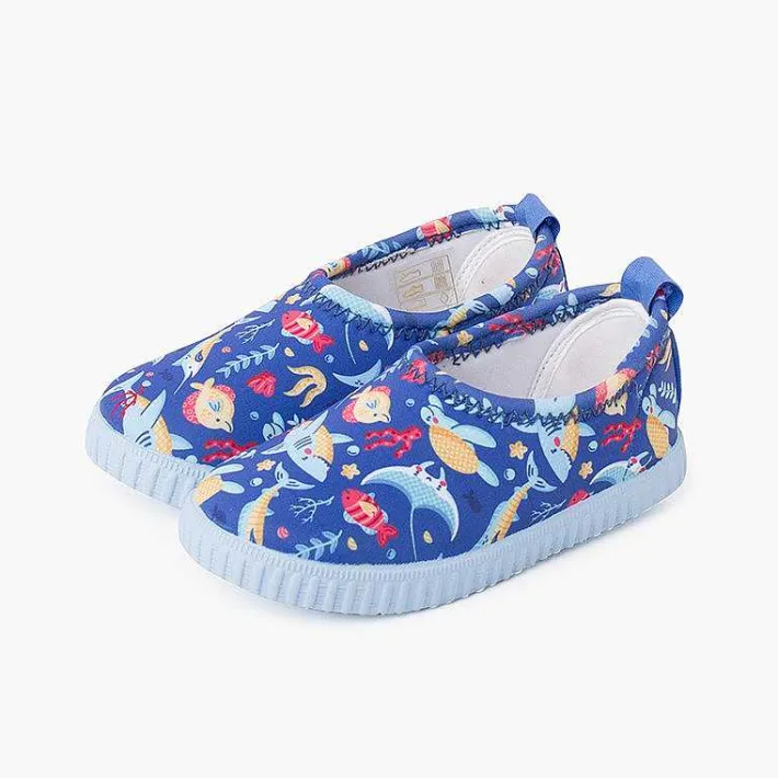 Pisamonas Jelly Sandals And Beachwear>Neoprene Type Closed Trainers With Drawings