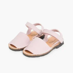 Pisamonas Avarcas Menorcan Sandals>Nubuck Avarcas Menorcan Riptape Sandals