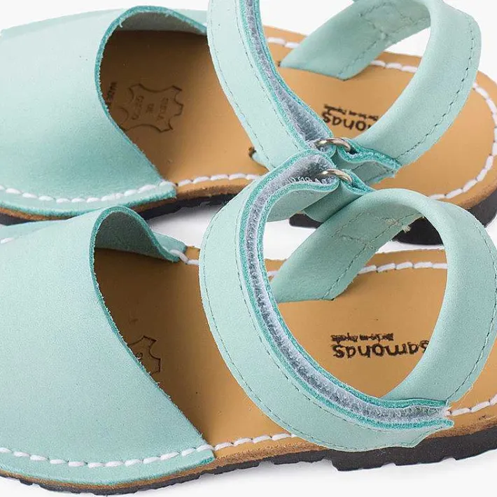 Pisamonas Avarcas Menorcan Sandals>Nubuck Avarcas Menorcan Riptape Sandals