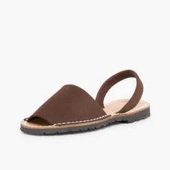 Pisamonas Avarcas Menorcan Sandals>Nubuck Avarcas Menorcan Sandals