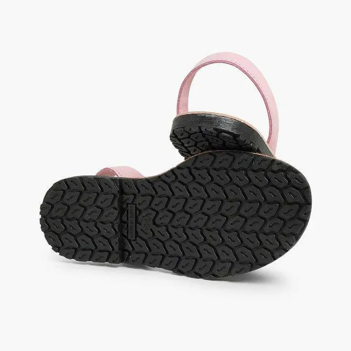 Pisamonas Avarcas Menorcan Sandals>Nubuck Menorcan Sandals With Stars