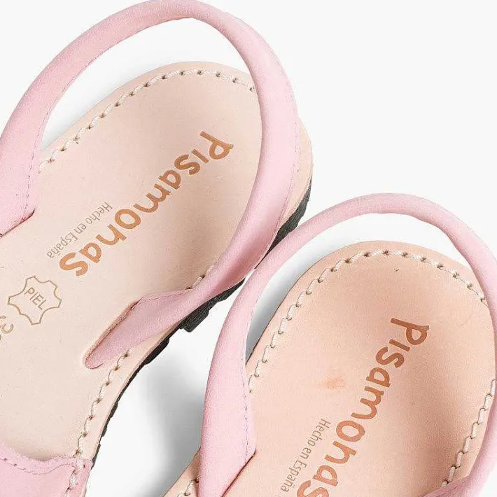 Pisamonas Avarcas Menorcan Sandals>Nubuck Menorcan Sandals With Stars