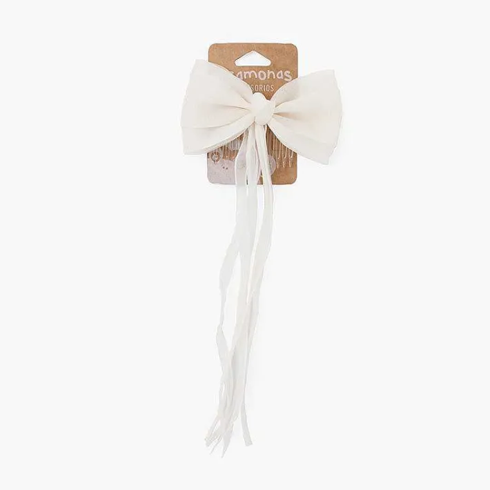 Pisamonas Hair Accessories>Organza Ribbon Bow Comb