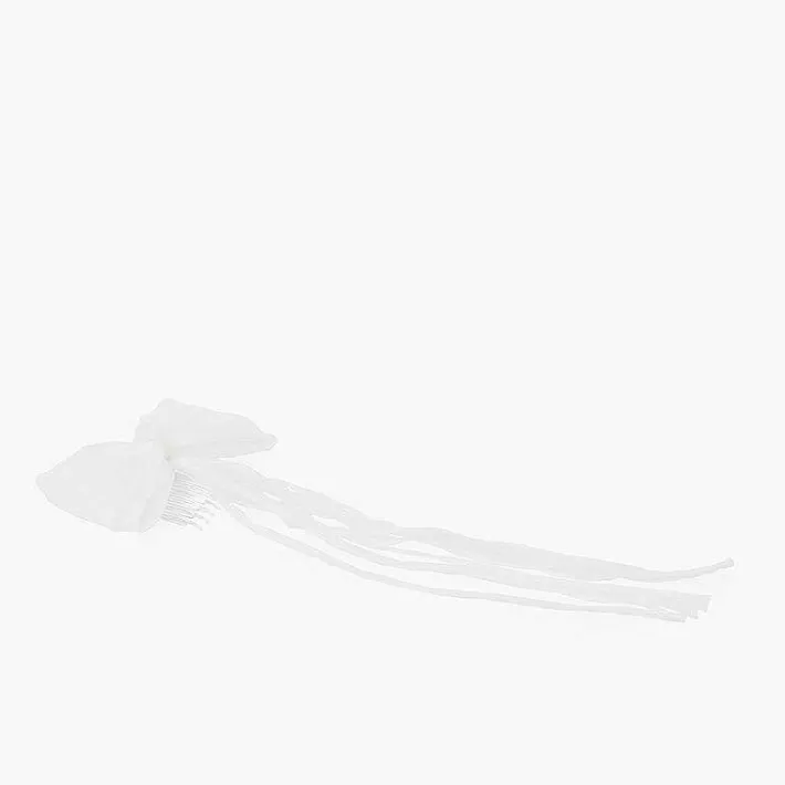 Pisamonas Hair Accessories>Organza Ribbon Bow Comb