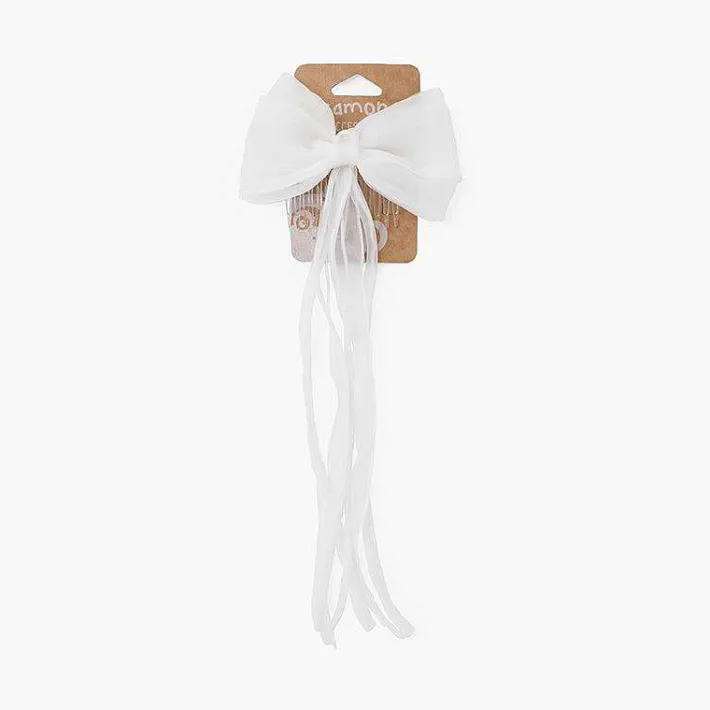 Pisamonas Hair Accessories>Organza Ribbon Bow Comb