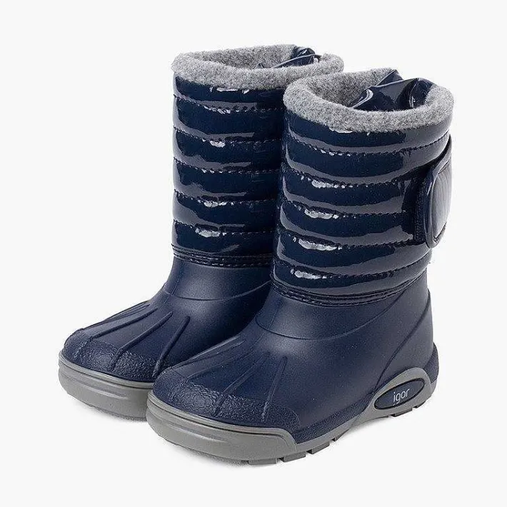 Pisamonas Wellies>Patent Apres-Ski Boots Fur Lining Adjustable Closure