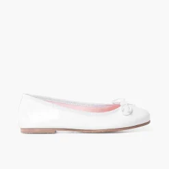 Pisamonas Ballet Pumps And Flats>Patent Leather Ballet Flats With Bow