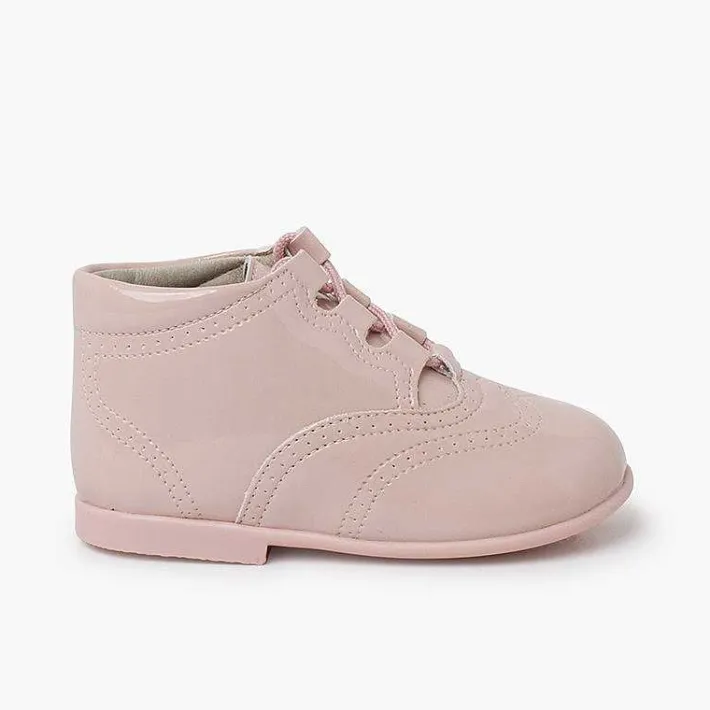 Pisamonas Lace Up Oxfords>Patent Type Lace-Up Oxford Booties