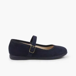 Pisamonas Mary Janes>Perforated Serratex Buckle Mary Janes