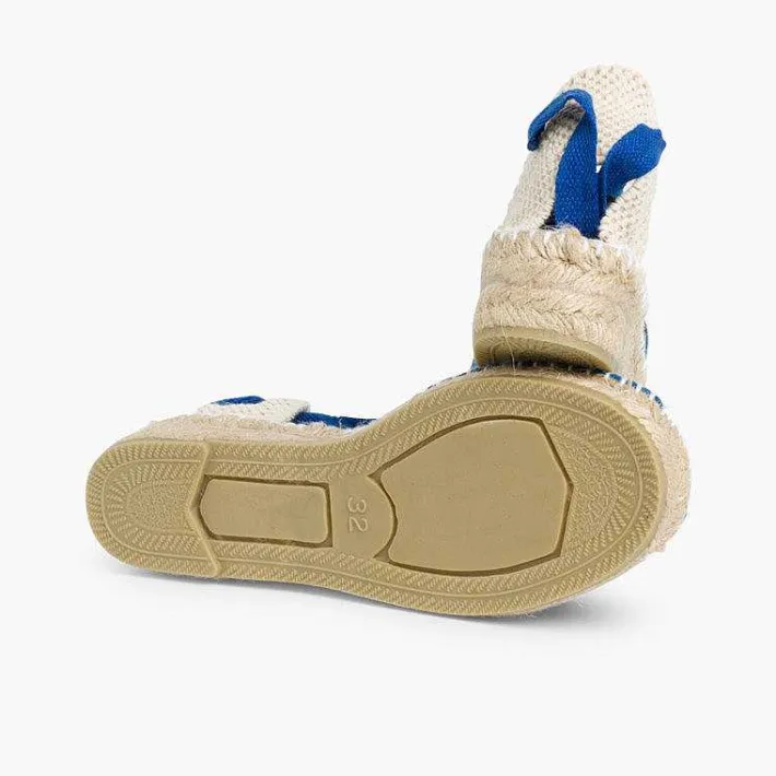 Pisamonas Espadrilles>Plain Ankle-Tie Espadrilles