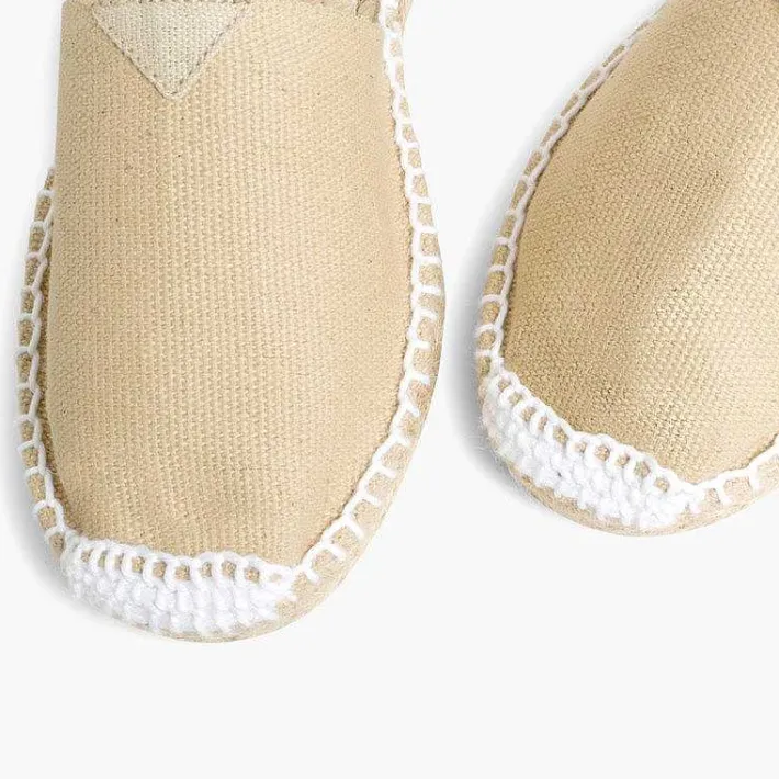 Pisamonas Espadrilles>Plain Ankle-Tie Espadrilles