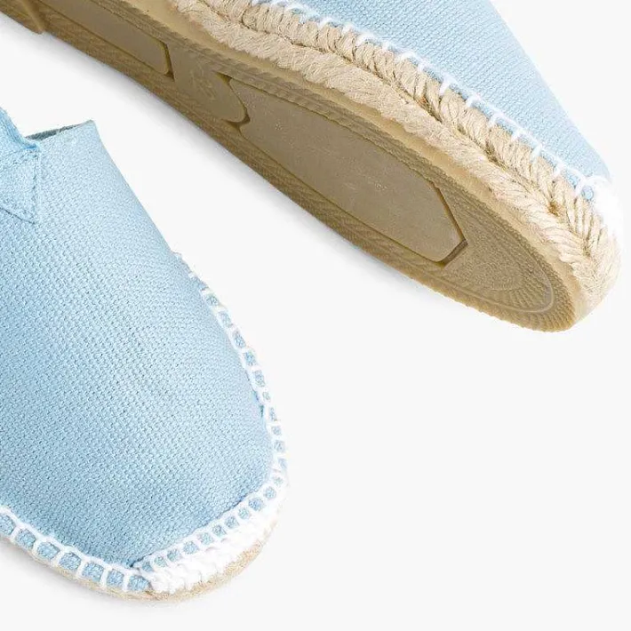 Pisamonas Espadrilles>Plain Ankle-Tie Espadrilles