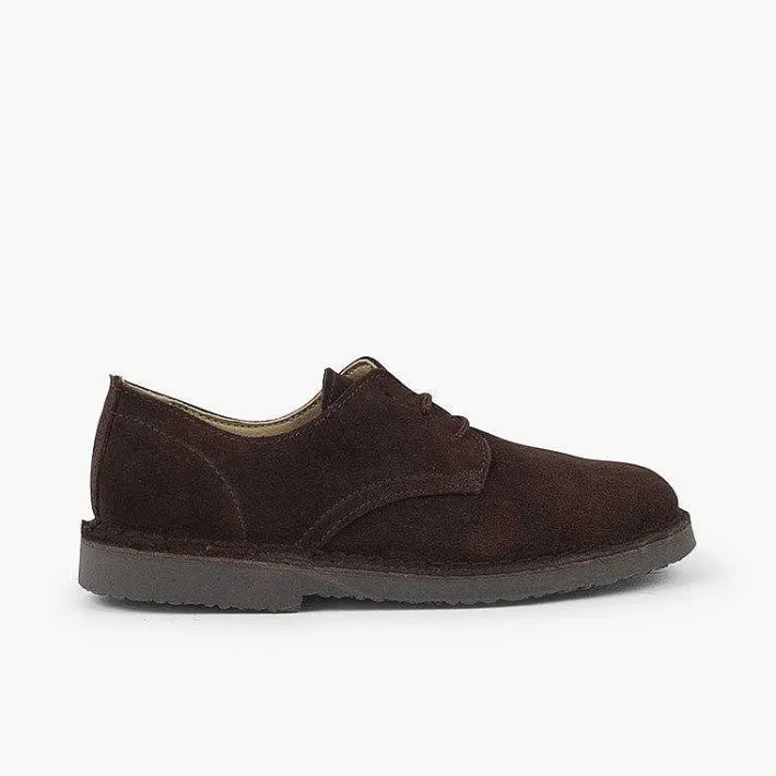 Pisamonas Brogues And Bluchers>Plain Suede Bluchers Boy'S Formal Shoes