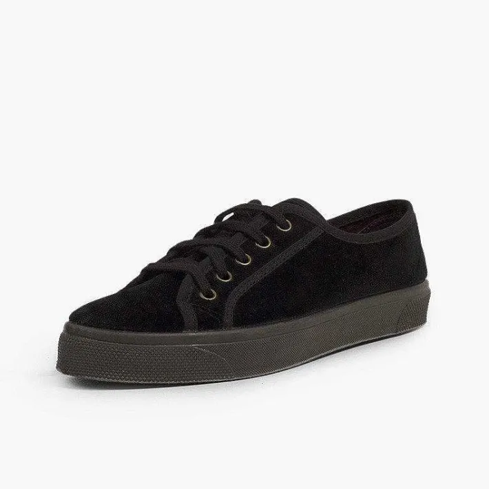 Pisamonas Trainers>Platform Velvet Sneakers Woman And Girl