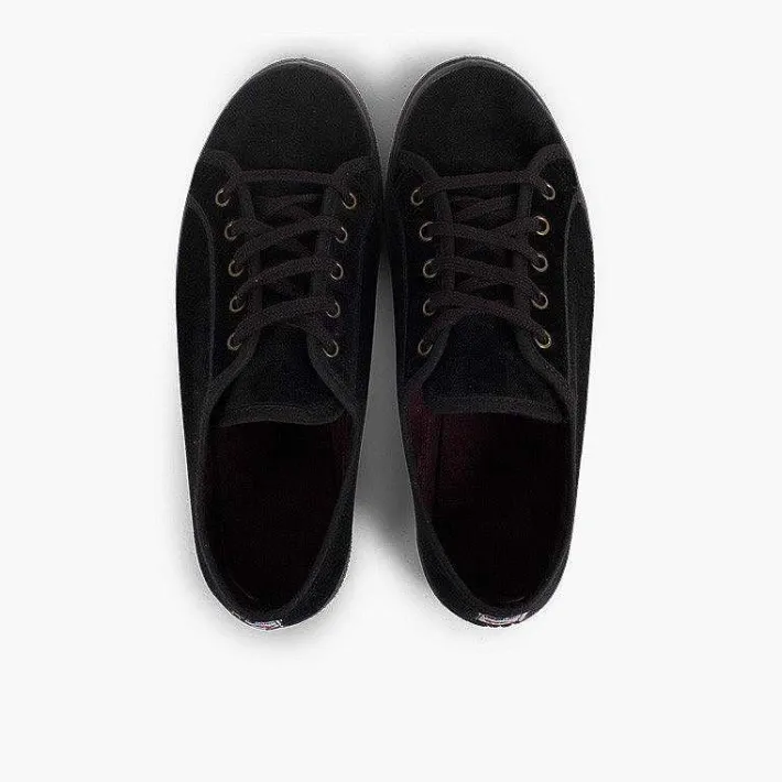 Pisamonas Trainers>Platform Velvet Sneakers Woman And Girl