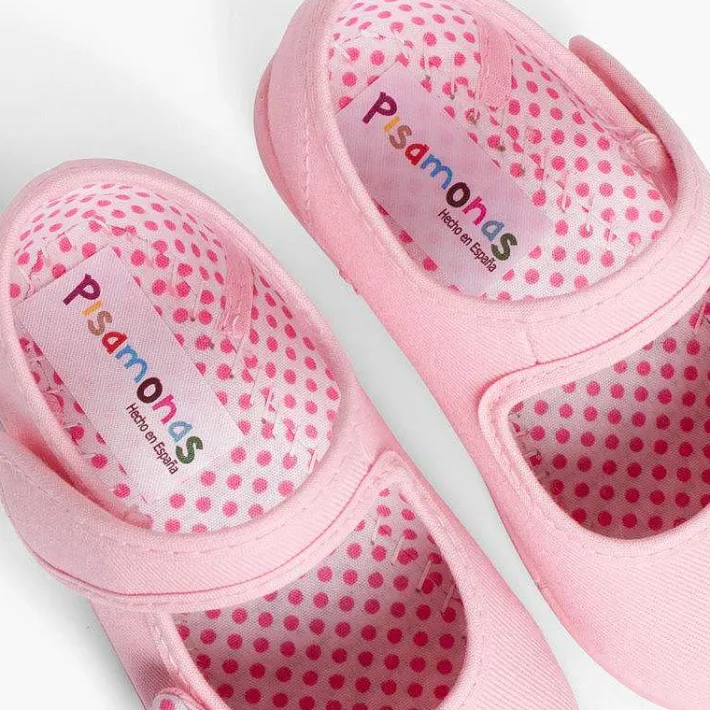 Pisamonas Mary Janes>Polka Dots Loop Fasteners And Bow Mary Janes