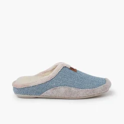 Pisamonas Slippers>Pure Wood Clogs Herringbone Pattern